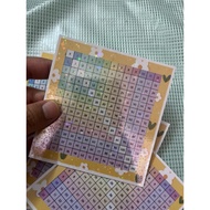 Matrik sifir 12 (6pcs/set) laminated multiplication matrix, 12 times 12