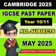 WM11 Cambridge IGCSE Past Year Papers (Year 10 & 11) with ANSWERS 2024 | Email Delivery