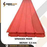 Jual SPANDEK PASIR 030 MM ATAP KANOPI - Hitam 3 Mtr Diskon