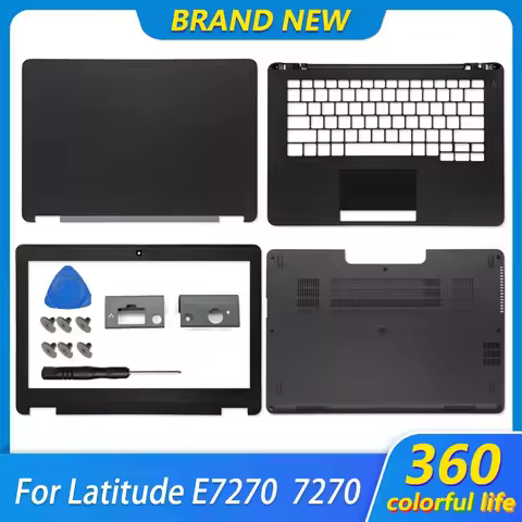 Non Touch Cover For Latitude 7270 E7270 LCD Screen Back Cover Front Bezel Palmrest Upper Top Case Lo