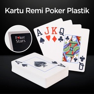 COPAG Poker Stars Plastic Poker Playing Cards - White & Gold