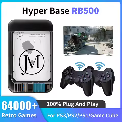 RB500G/2T Retro Game HDD Built-in 100000 Games External Emulator Gaming HDD For N64/PS2/PS1/PSP/MAME