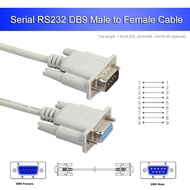 1.5M RS232 9-Pin Male To Female DB9 PC Converter Extension Cable Connector Cord