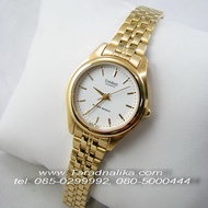 CASIO นาฬิกาผู้หญิง LTP-1129N-7ARDF - White/Gold