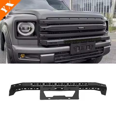 For GMW Haval H9 2024 2025 Accessories Car Modified Front Bumper Off-Road Front Bumper, LED light Of