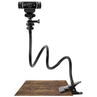 Webcam Stand 25 Inch Flexible Desk Mount Clamp Gooseneck Stand for Webcam C930EC930C920 C922XC922 C9