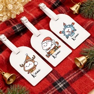 Quby Christmas Printing Custom Name Luggage Tag Luggage Identifier Quby Tag Luggage Personalized Boa