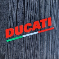 DUCATI อิตาลีไตรรงค์สะท้อนแสงสติ๊กเกอร์ตกแต่งร่างกายโลโก้รูปลอกสำหรับ DUCATI916/821/1199 /Scrambler ซีรีส์