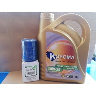 100% HONDA HAMP JAPAN HONDA OIL FILTER H1540-RTA-003 + KOYOMA 0W20 FULLY SYNTHETIC ENGINE OIL