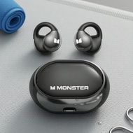 Monster AC600 Bluetooth 5.3 Ear Hook Headphones, HD Call & Noise Cancelling, Long Battery Life