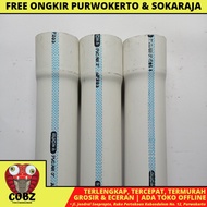 3 INCH / RUCIKA WAVIN AW Lis Biru Pipa Pralon Paralon PVC Per Batang