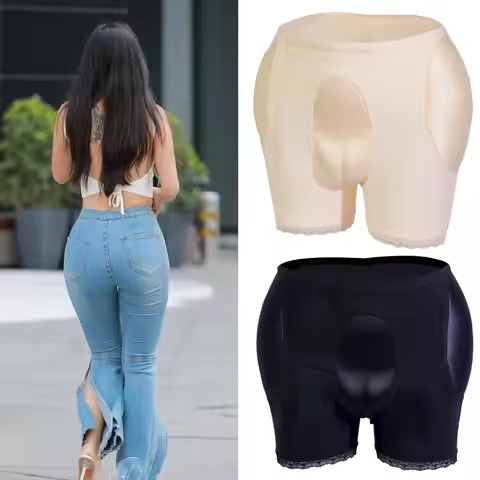 Hiding Gaff Panty Shaping Pant Mens Underwear for Crossdresser Transgender Drag Queen Cosplay Butt L