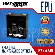 Samoto SMT 6v 4.5ah 4ah 4 5ah UPS Battery - UPS Battery UPS Battery Dry Battery Emergency Battery VR