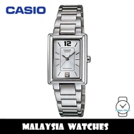 (100% Original) Casio LTP-1238D-7A Quartz Silver Dial Stainless Steel Women's Watch LTP1238D LTP1238