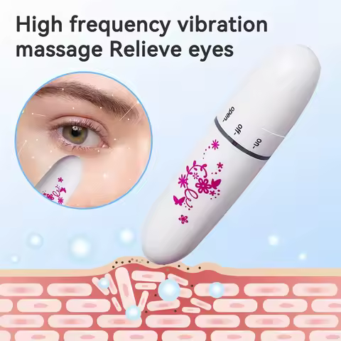 Electric Eye Beauty Device Energy Stick Vibration Face Massage Bar Exquisite Eye Skin Reduce Fine Li