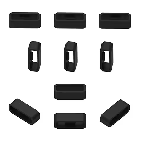 Silicone Holder Retainer Keeper For Garmin Vivomove HR/vivoactive 3 Strap Rubber Loop For Forerunner