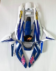 ชุดสีเทน่า5เกียร์ ตัวเก่า ปี93 สีน้ำเงินขาว พร้อมสติ๊กเกอร์