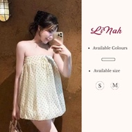 Puffed Cup Bra with Bow Tie for a Flattering Shape. Polka Dot Shirt for Stylish Girls to Dress Up H5