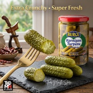 580g Burcu Baby Gherkin Pickled Cucumber Jeruk Timun Pickles Cucumber Pickle Timun Jeruk Halal Picke