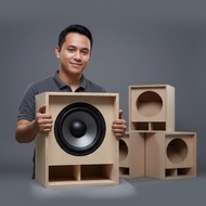 Mini Scoop Speaker Box 10 12 15 Inch Full Finishing
