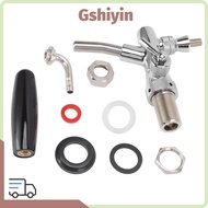 GSHIYMY 9 piece Draft Beer Dispenser, Chrome Plating G5/8 Thread Beer Tap Faucet, Professional Adjus