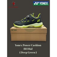 Genuine Yonex Shoes, Yonex Power Cushion 88 Dial Shoes - Deep Green, Yonex 88 Dial