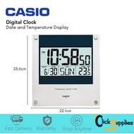 Casio Digital Wall Clock with Date and Temperature Display ID-11S-2DF with Warranty