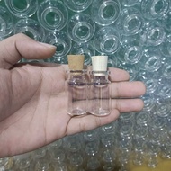 6ml Decorative Bottle with Cork Cap 6ml Glass Bottle with Wooden Cap