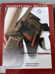 Fundamentals of Management管理學 International Edition大學 商科 管理