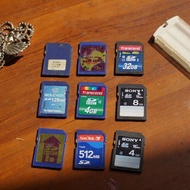 Used digicam camera memory sd card 2gb