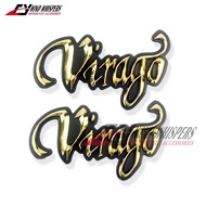 Motorcycle Stickers Fuel Gas Tank Emblem Badge 3D Decals For Yamaha Virago XV 125 250 400 XV125 XV25
