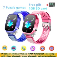 Kids Smart Watch Games Camera Video Music Player IP67 Waterproof 2G SIM Card Alarm Clock Smartwatch for Children Q15 Plus
