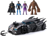 DC Comics, Crusader Batmobile with 4 Action Figures Set