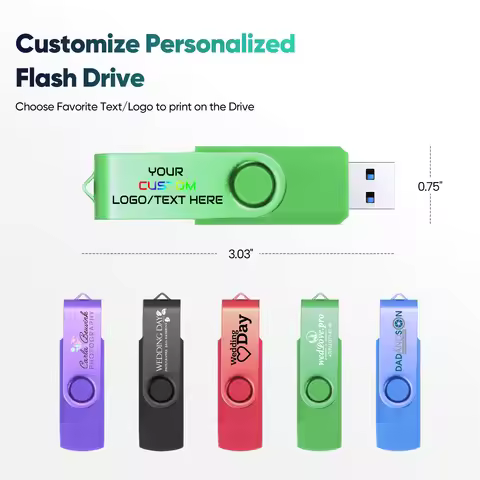 Free LOGO Multifunctional 2 IN 1 TYPE-C Pen Drive 8GB The Flash Drives Real Capacity Memory Stick Mo
