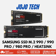 [Ready Stock] SAMSUNG SSD M.2 980 PRO | 1TB/ 990 Pro 1TB PCle 4.0 N.VMe M.2 Original Laptop Desktop 