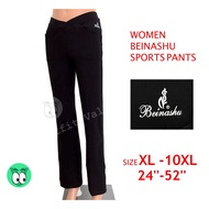 .Beinashu Sports Pants XL-10XL (BLACK)