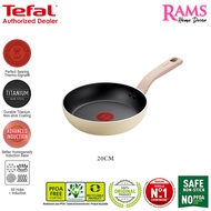 Tefal Induction Daisy Frying Pan / Fry Pan / Kuali Nonstick / Kuali Tak Melekat / Kuali Leper - 20cm