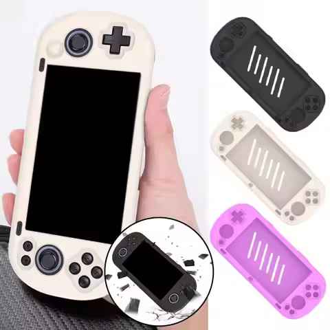 For Trimui Smart Pro 5 Inch Game Console Silicone Case Drop-proof Shockproof Protective Cover For Tr