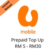 U Mobile Prepaid Top Up Fast Reload