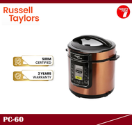 RUSSELL TAYLORS Electric Pressure Cooker (6L) PC-60