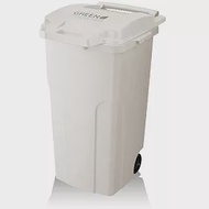 日本RISU｜GREEN戶外機能型連結式大容量垃圾桶 70L 白色