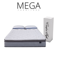 Somnuz Comfort Night 12 Inch Teflon Fabric Latex With Water Repellent Technology Individual Pocketed Spring Mattress