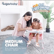 Sugar baby sit on me 4 in 1 sitonme folded booster chair - baby toddler dining chair