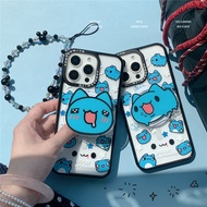 Bugcat Capoo Theme 2in1 Case For iPhone 16 Pro Max 15 Plus 14Pro 13 12 iPhone 11 Hard Case PC Shockp