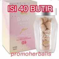 D-Vine Collagen Original Ecer 40 Pil - D Vine Suplemen- Divine - Dvine