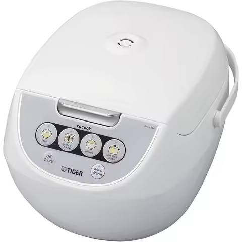 5.5-Cup Uncooked Micom Rice Cooker and Warmer with Tacook Food Steamer Cooking Tray Technology for E