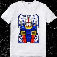 Baju Kaos Tshirt T Shirt Men Boys Girls Girls Unisex Gundam Barbatos RX-78-2 Gundam RX-78-2 Gundam R