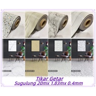 Baru Colak Tikar Getah 20m x 1.83m (6 kaki) Tebal 0.4mm Tebal PVC Vinyl Carpet Flooring Rug Mat-Read