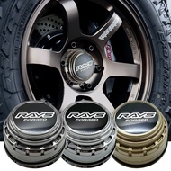 RAYS  VOLK RACING 4X4 Wheel Rim Cap only for 106mm —100mm Nickel or Chrome / Bronze  (1PC) CB106.1