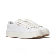 Keds PARK LACE CEL 蕾絲鞋面厚底休閒鞋 冰川白 WF68996